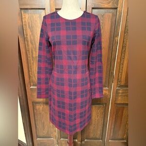 Marc By Marc Jacobs Plaid Long Sleeve Dress